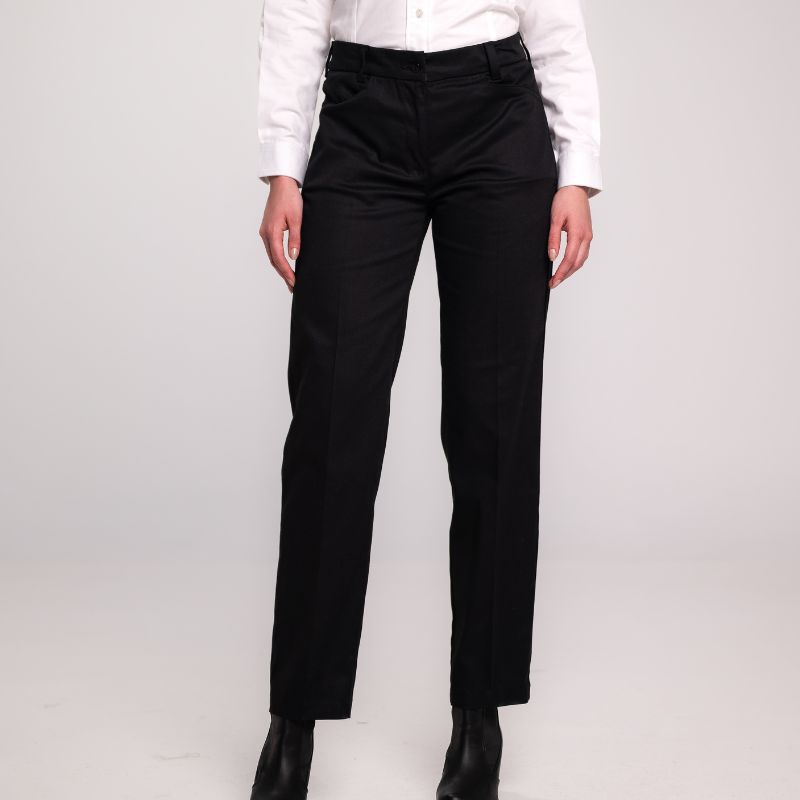 PANTALON DAMA GABARDINA STRECH FIT – NEGRO
