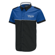 CAMISA/BLUSA M.CORTA ESCUDERIA AZUL/NEGRO