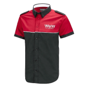 CAMISA/BLUSA M.CORTA ESCUDERIA ROJO/NEGRO