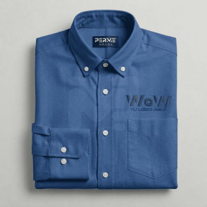 CAMISA / BLUSA OXFORD PIZARRA