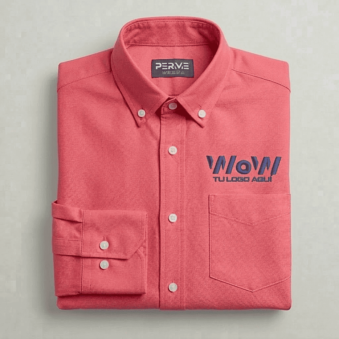CAMISA/BLUSA OXFORD ROJA