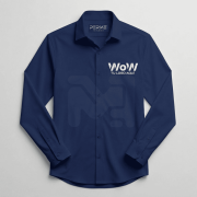 CAMISA/BLUSA PREMIUM ANTIARRUGAS AZUL