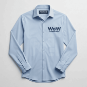 CAMISA/BLUSA PREMIUM ANTIARRUGAS CELESTE