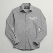 CAMISA/BLUSA PREMIUM ANTIARRUGAS GRIS