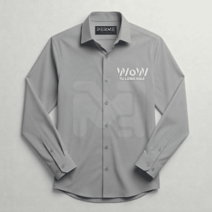 CAMISA/BLUSA PREMIUM ANTIARRUGAS GRIS
