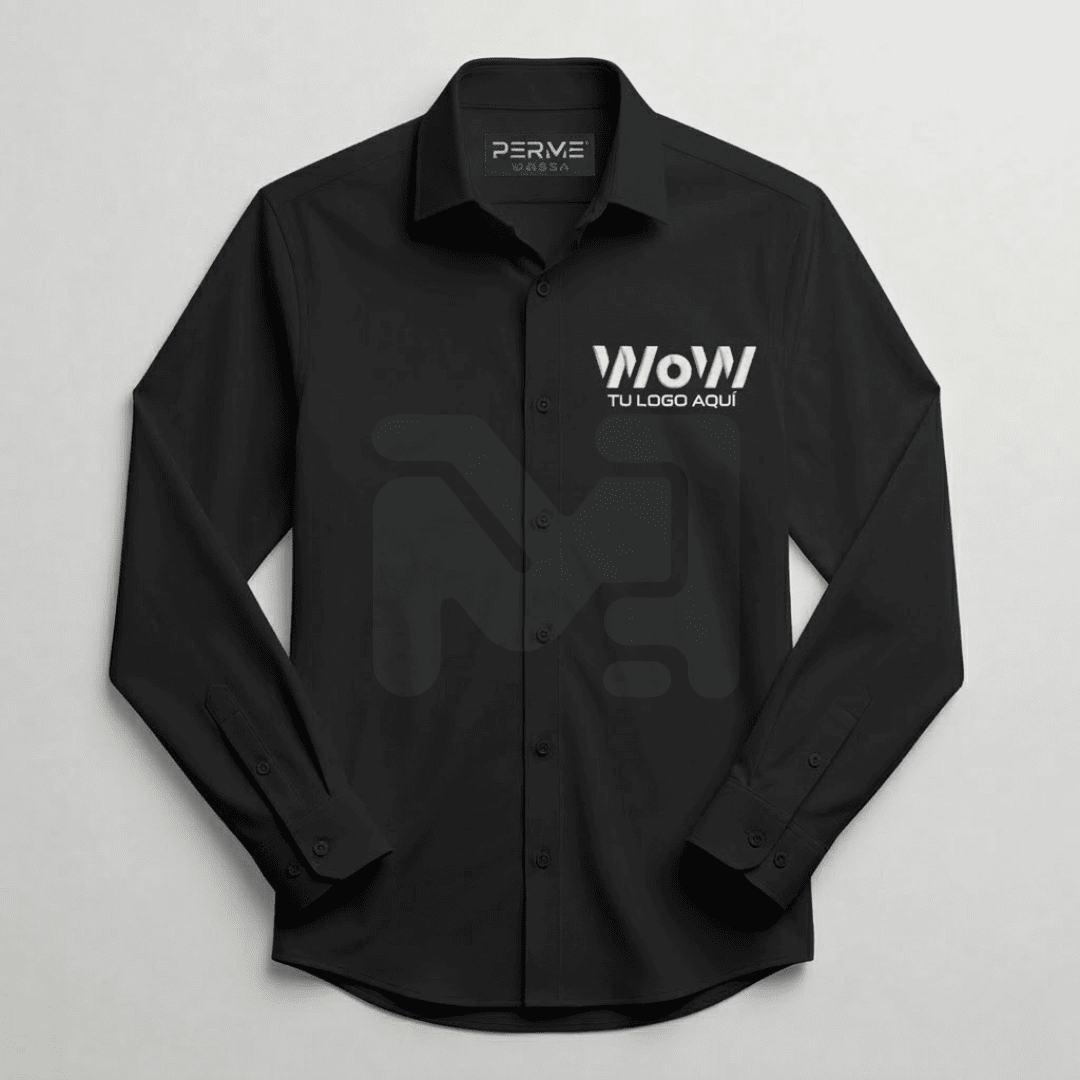 CAMISA/BLUSA PREMIUM ANTIARRUGAS NEGRA