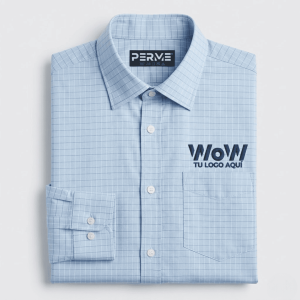 CAMISA / BLUSA CUADROS AZUL