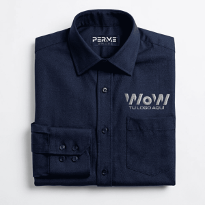 CAMISA / BLUSA GABARDINA AZUL