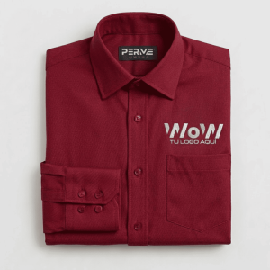 CAMISA / BLUSA GABARDINA ROJA