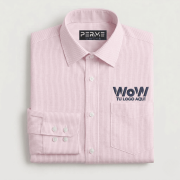 CAMISA / BLUSA CON MICRORAYAS ROSA