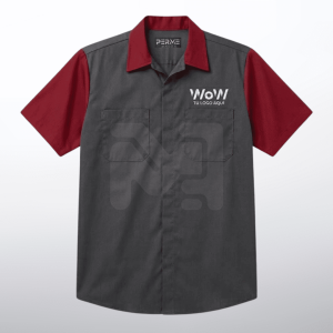 CAMISOLA AUTOMOTRIZ INDUSTRIAL - ROJO/GRIS
