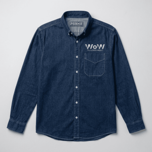CAMISOLA MEZCLILLA CA. 7.5 OZ INDUSTRIAL - AZUL STONE