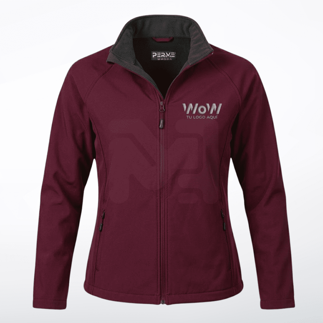 CHAMARRA DAMA SOFT SHELL COLORES