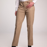PANTALON DAMA GABARDINA STRECH FIT – KHAKI