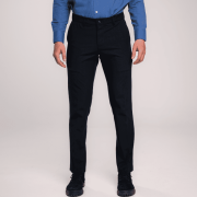 PANTALON CABALLERO DE VESTIR AZUL M.