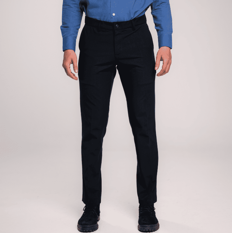 PANTALON CABALLERO DE VESTIR AZUL M.