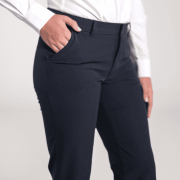 PANTALON DAMA DE VESTIR AZUL M.