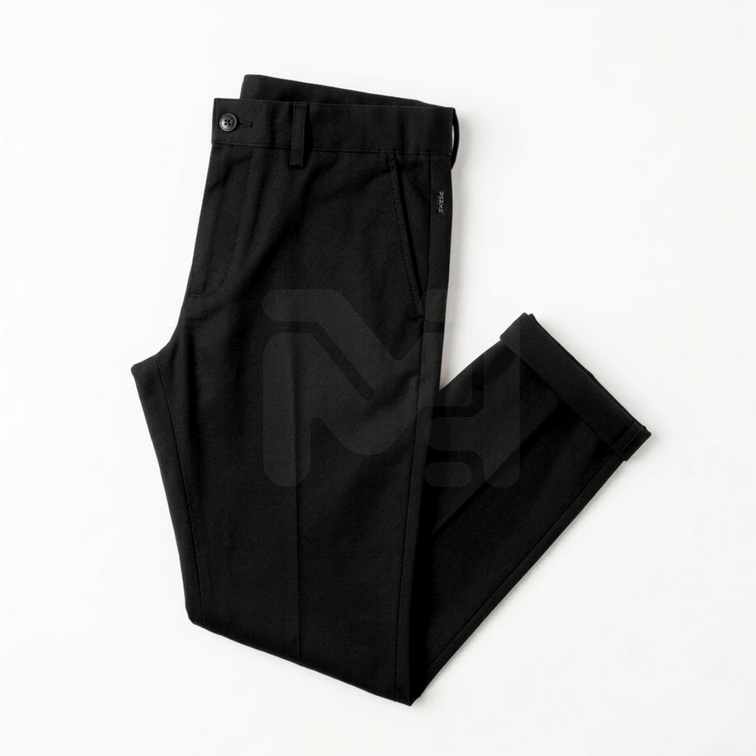 PANTALON CABALLERO GABARDINA STRECH FIT – NEGRO