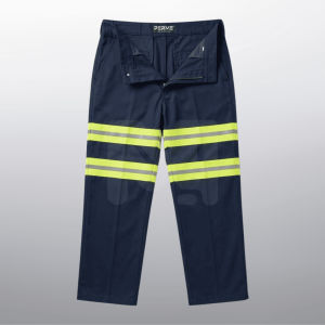 PANTALON GABARDINA INDUSTRIAL C/REFLEJANTES AMARILLOS