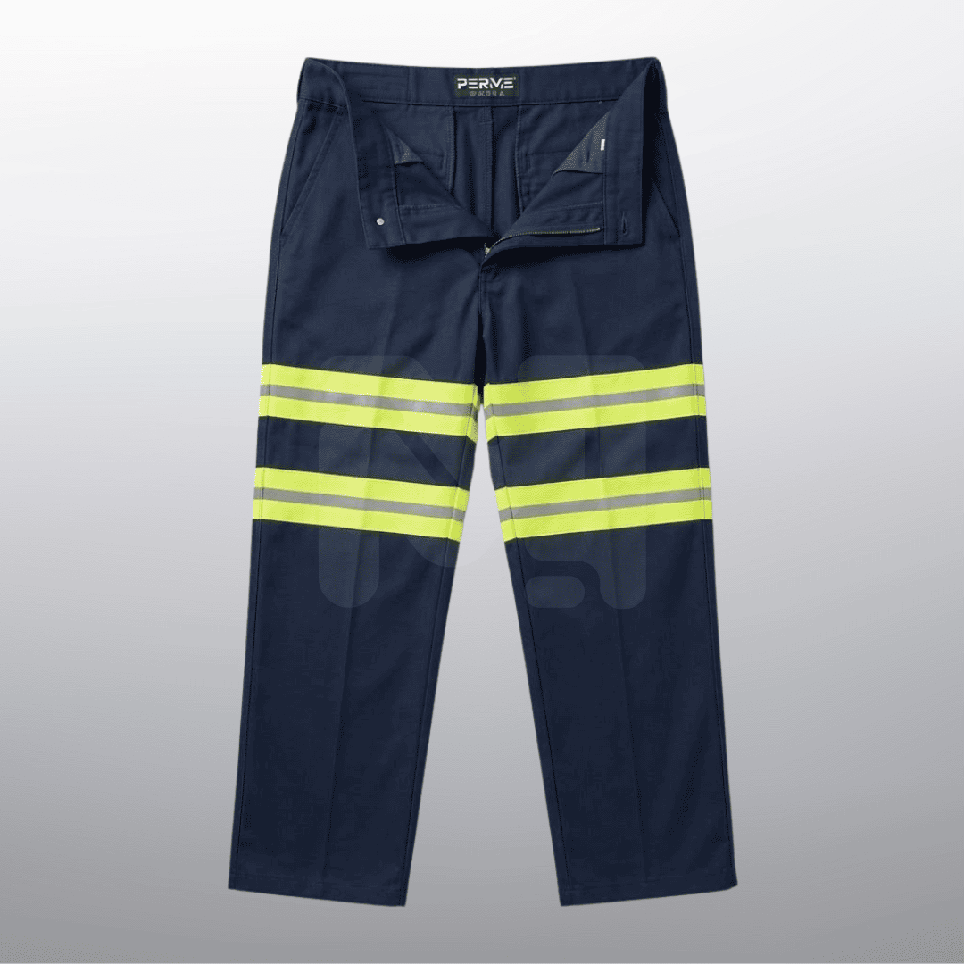 PANTALON GABARDINA INDUSTRIAL C/REFLEJANTES AMARILLOS