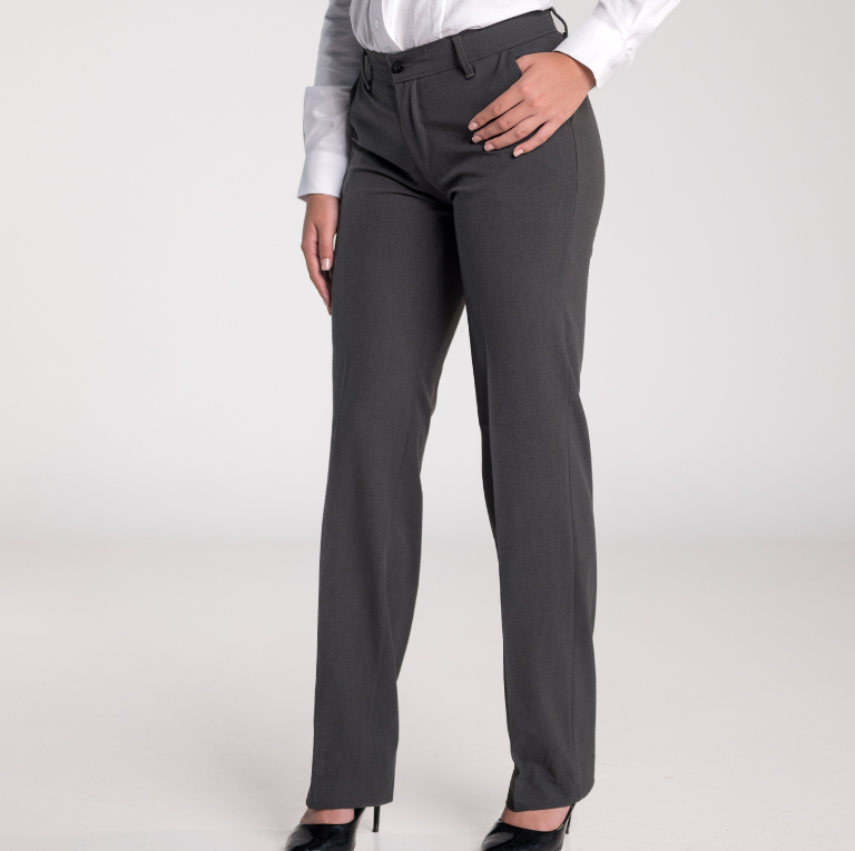 PANTALON DAMA DE VESTIR GRIS