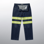 PANTALON MEZCLILLA INDUSTRIAL REFLEJANTES AMARILLO