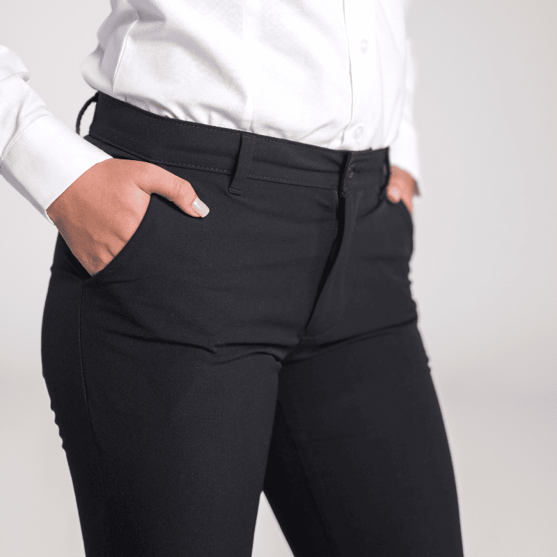 PANTALON DAMA DE VESTIR NEGRO
