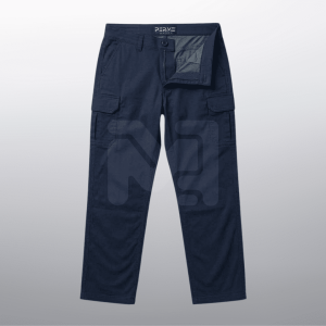 PANTALON TIPO CARGO COLOR AZUL M.