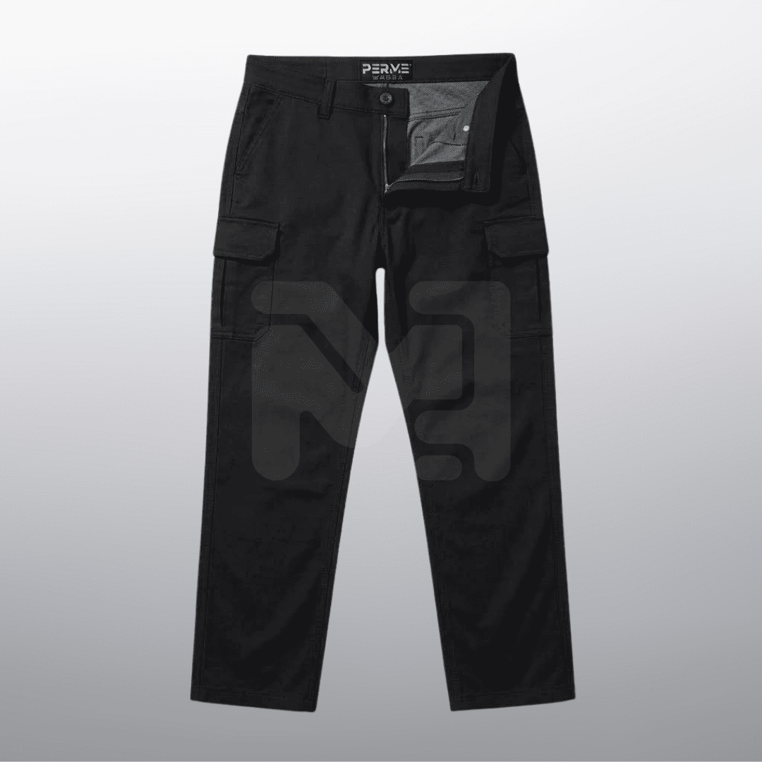 PANTALON TIPO CARGO COLOR NEGRO
