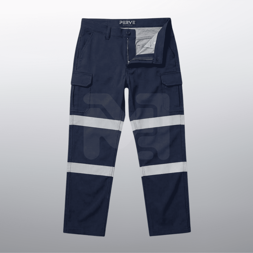 PANTALON TIPO CARGO CON CINTAS REFLEJANTES