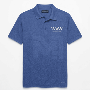 PLAYERA CA. TIPO POLO DRY-FIT M. CORTA JASPE  - COLORES