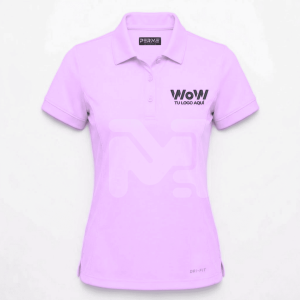 PLAYERA DA. TIPO POLO DRY-FIT M. CORTA - COLORES