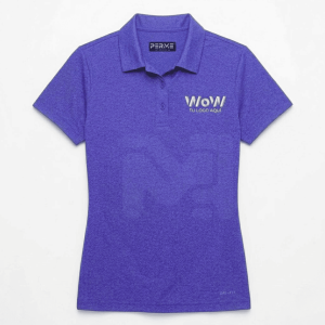 PLAYERA DA. TIPO POLO DRY-FIT M. CORTA JASPE  - COLORES