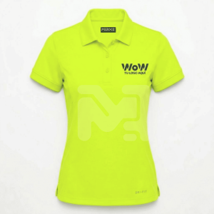 PLAYERA DA. TIPO POLO DRY-FIT M. CORTA NEON - COLORES