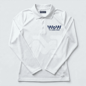 PLAYERA DA. TIPO POLO DRY-FIT M. LARGA - COLORES