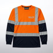 PLAYERA DRY-FIT M.LARGA CON REFLEJANTES – COLORES