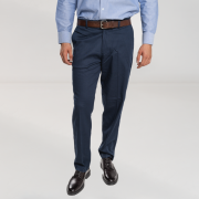 PANTALON CABALLERO GABARDINA STRECH FIT – AZUL  M.
